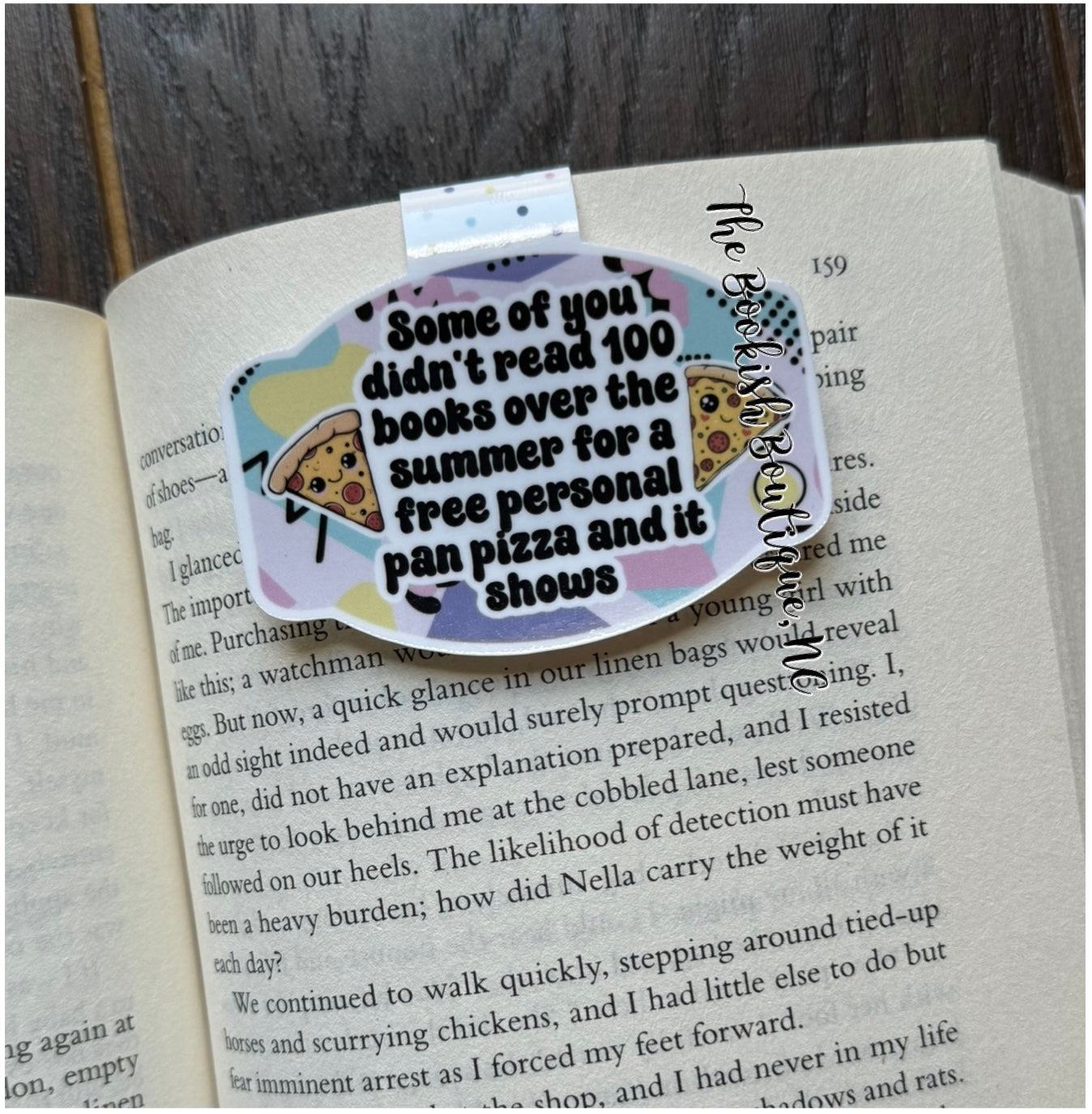 Magnetic Bookmark-Book It! Personal Pizza