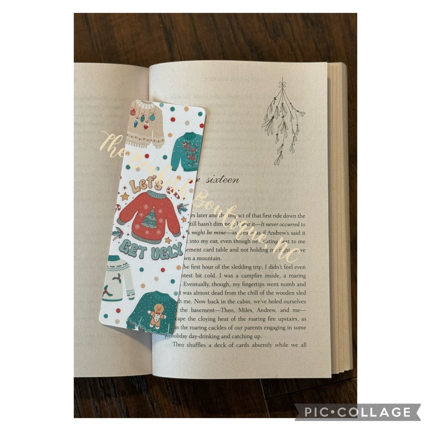 Standard Bookmark-Let's Get Ugly (Sweater)