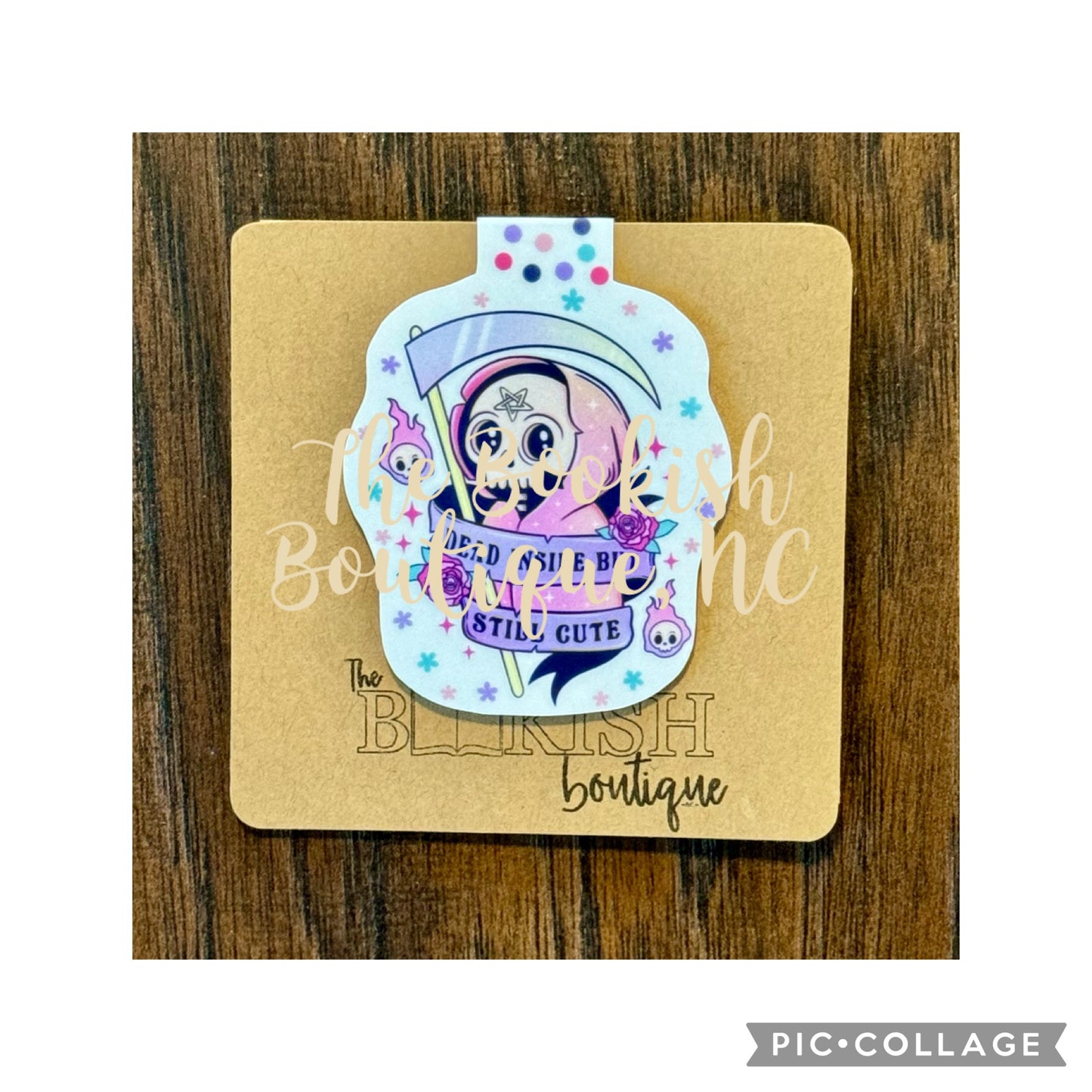 Magnetic Bookmark-Dead Inside But Still Cute