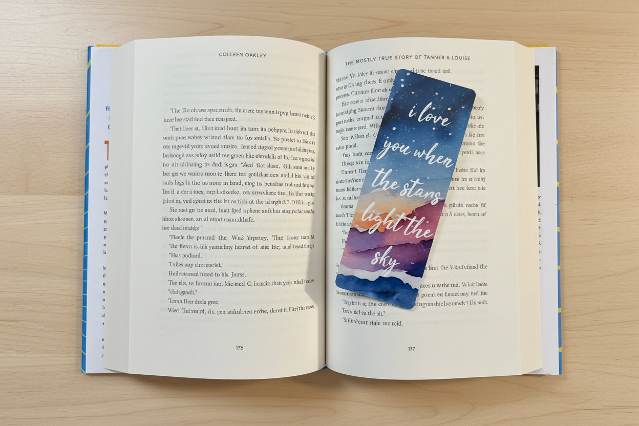 Standard Bookmark-BFF: I Love You When the Stars Light the Sky