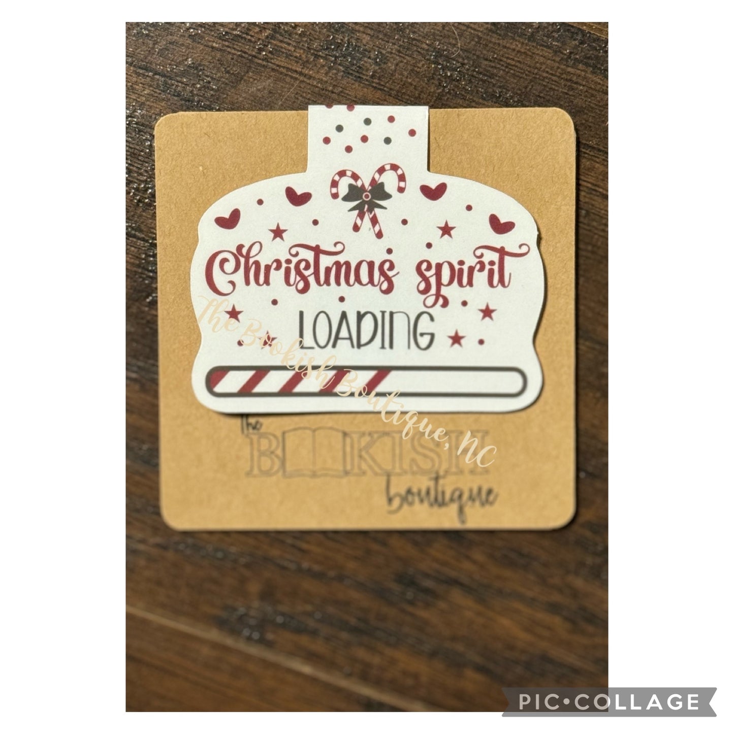 Magnetic Bookmark-Christmas Spirit Loading