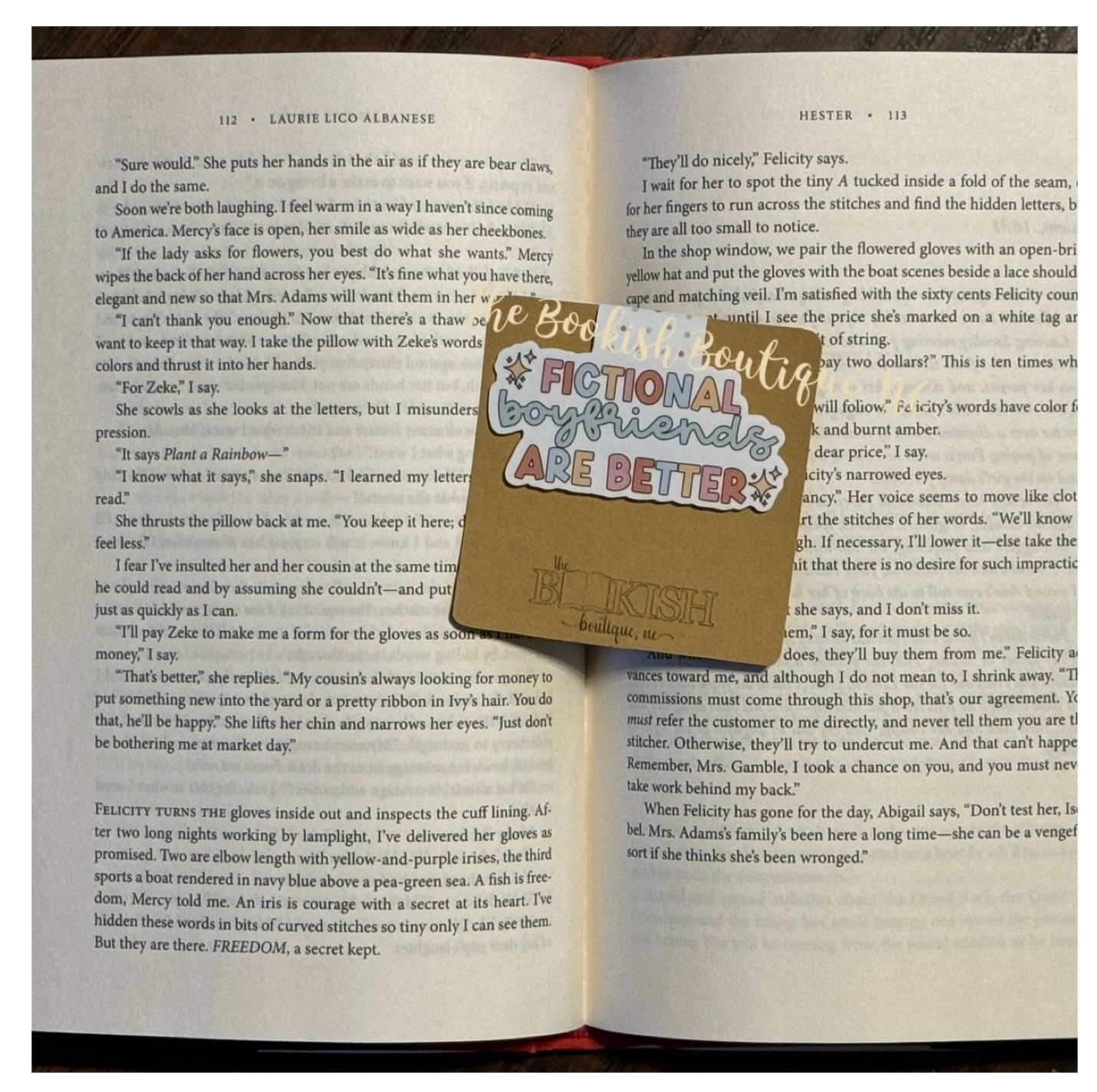 Magnetic Bookmark-Fictional Boyfriends Are Better