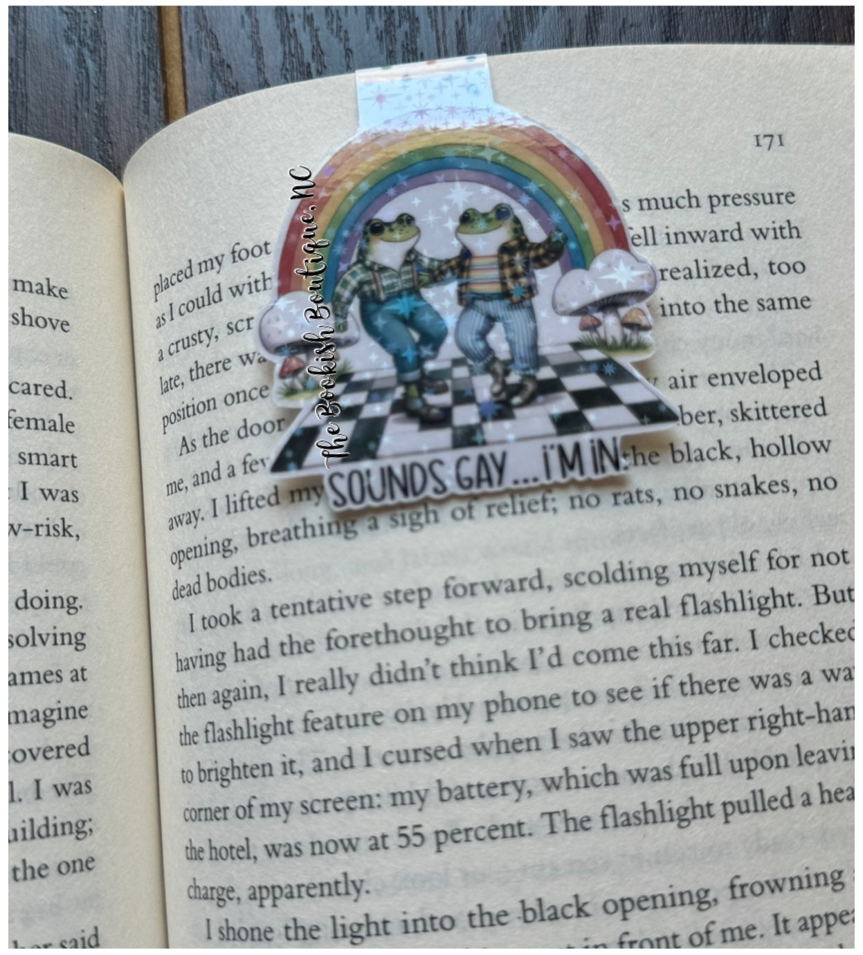 Magnetic Bookmark-Sounds Gay...I'm In