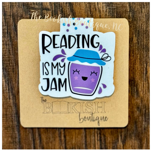 Magnetic Bookmark-Reading is my Jam