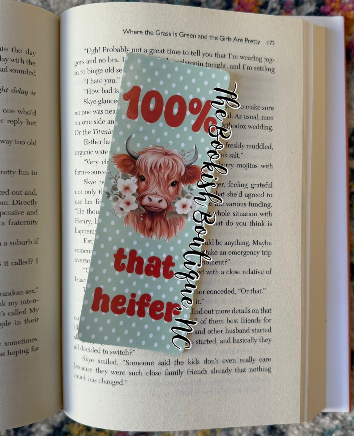Standard Bookmark-100% That Heifer