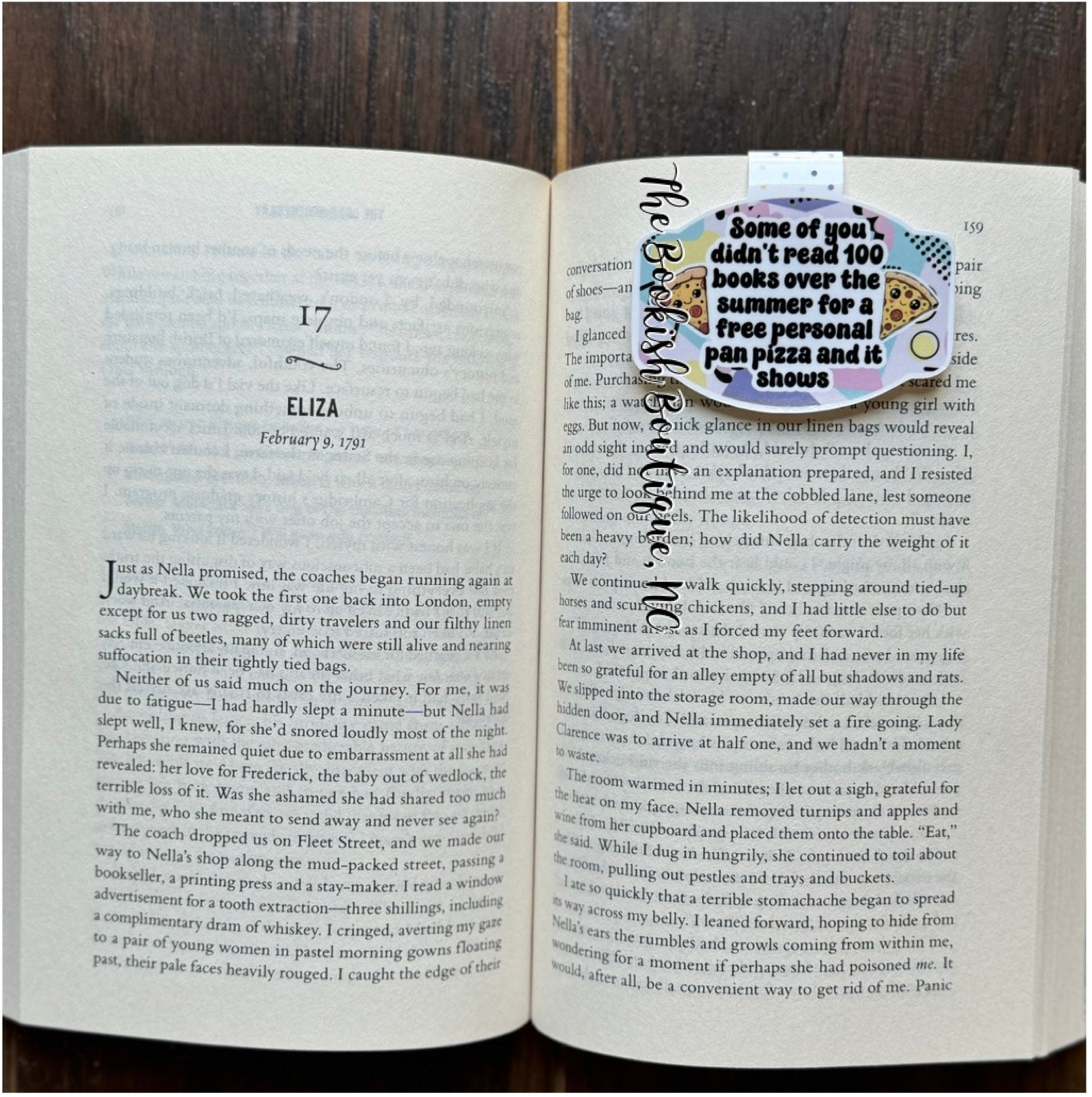Magnetic Bookmark-Book It! Personal Pizza