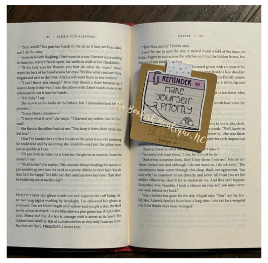 Magnetic Bookmark-Make Yourself a Priority