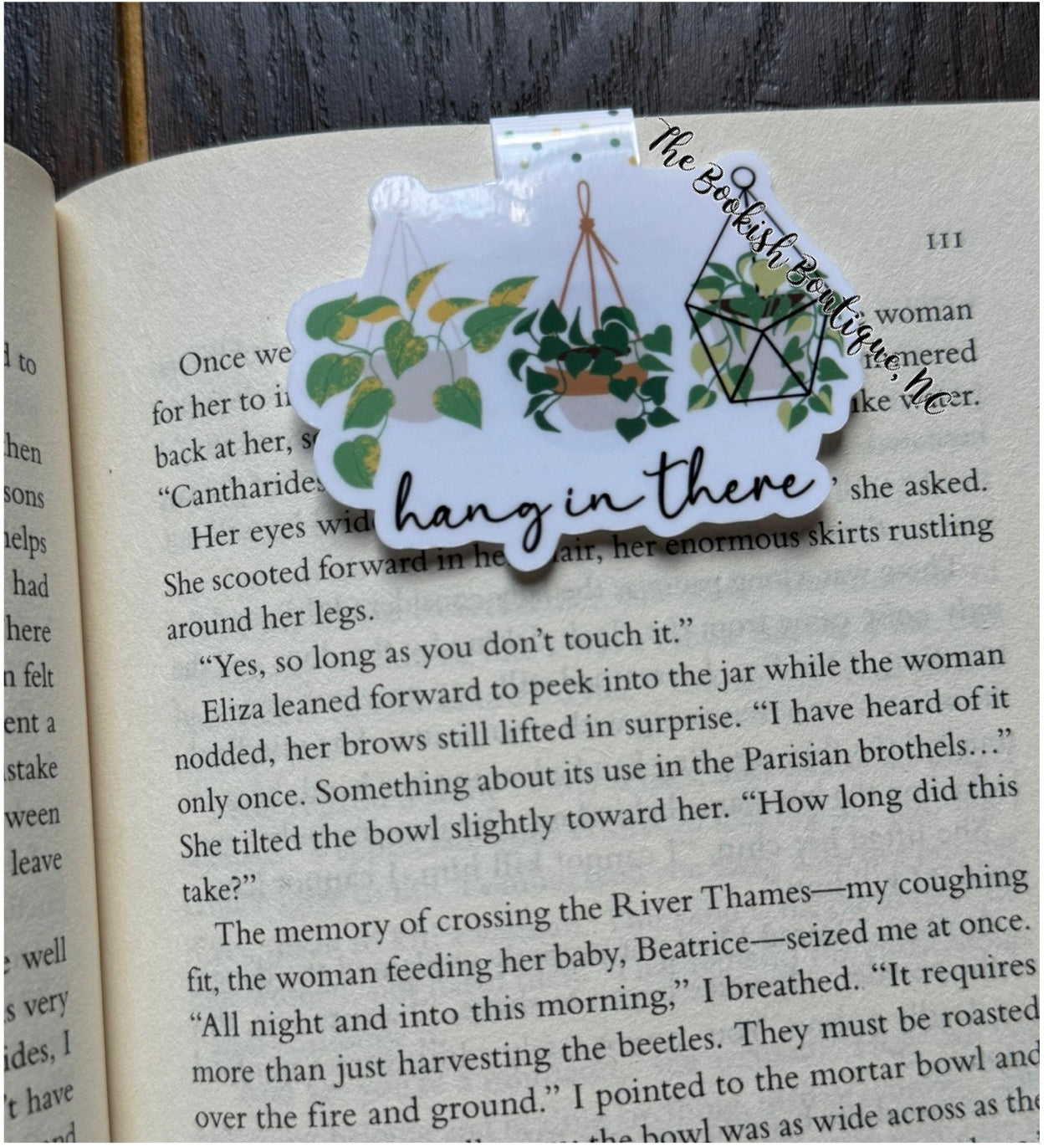 Magnetic Bookmark-Hang in There