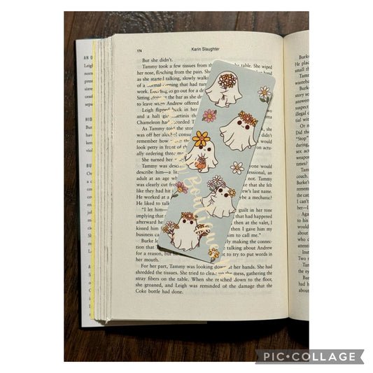 Standard Bookmark-Flower Ghosts
