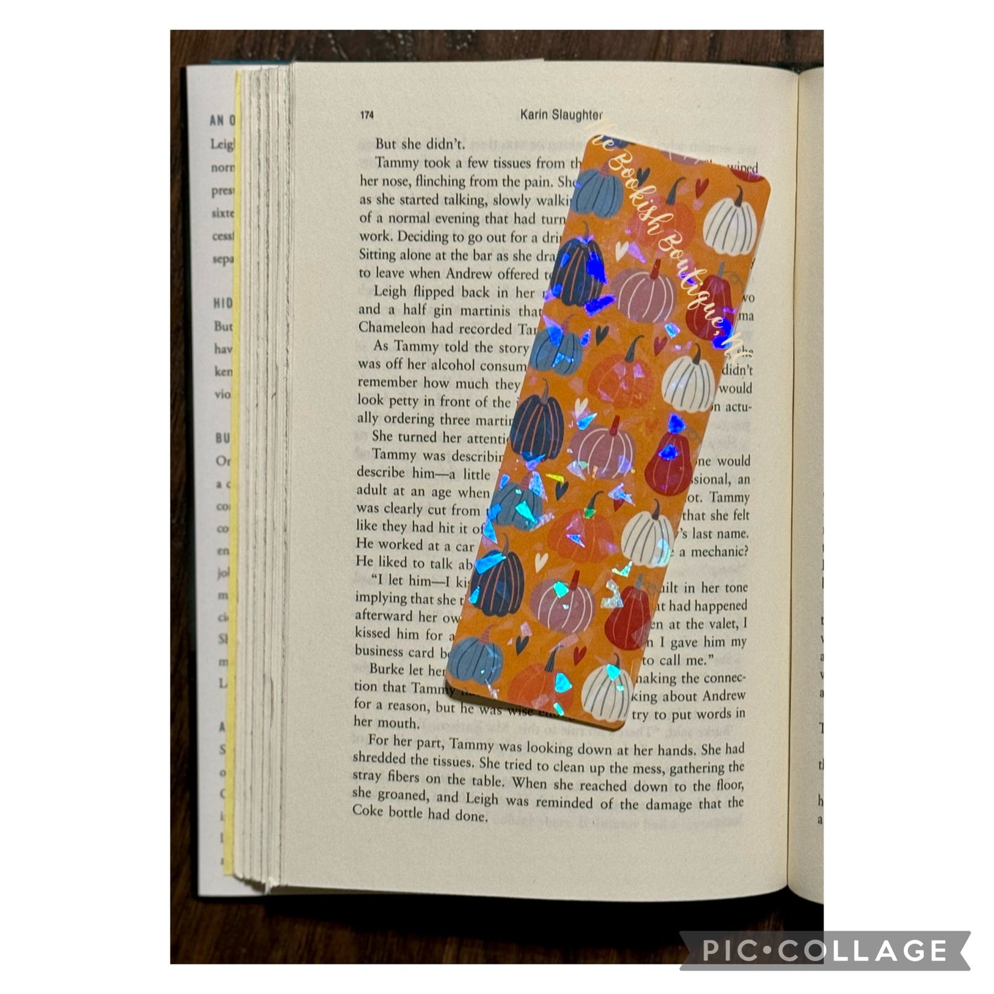 Standard Bookmark-Holographic Pumpkins