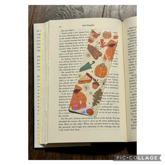 Standard Bookmark-Holographic Fall Fun