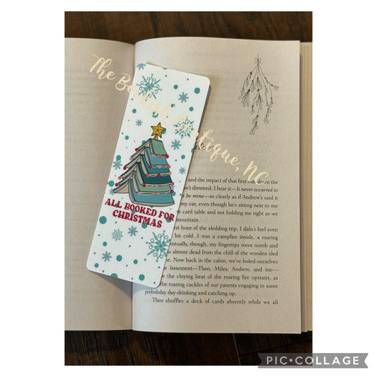 Standard Bookmark-All Booked For Christmas