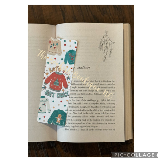 Standard Bookmark-Let's Get Ugly (Sweater)