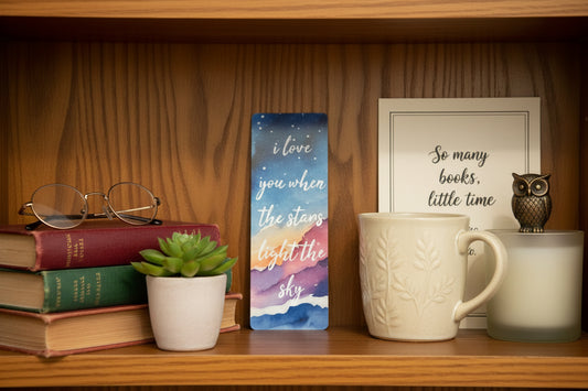 Standard Bookmark-BFF: I Love You When the Stars Light the Sky