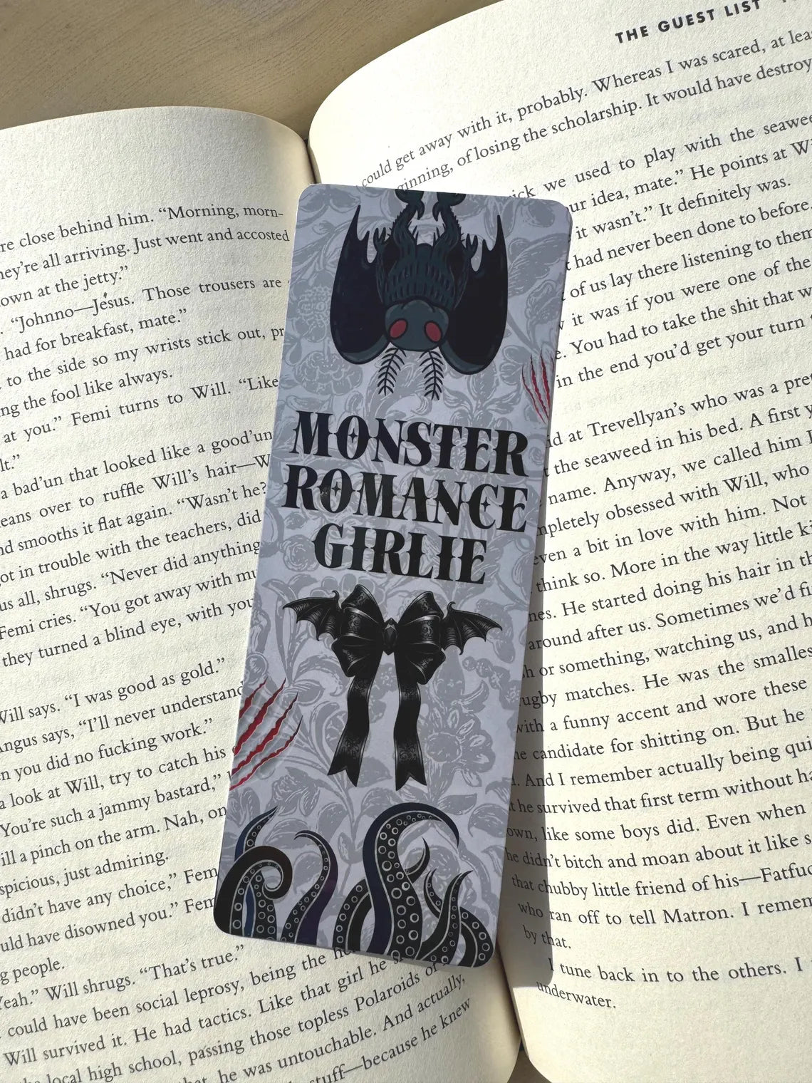 Standard Bookmark-Monster Romance Girlie
