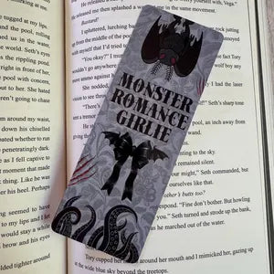 Standard Bookmark-Monster Romance Girlie